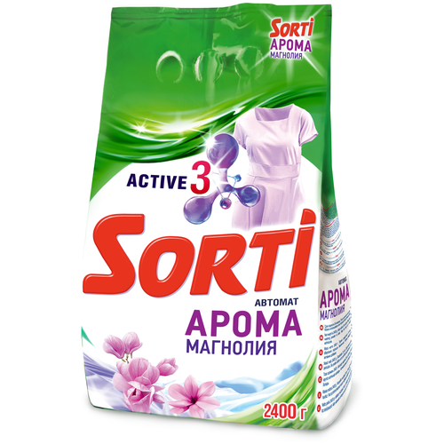 Стиральный порошок Sorti Арома Магнолия (автомат), 2.4