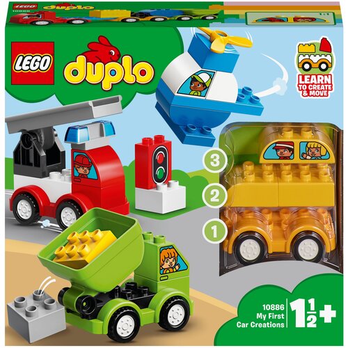 Конструктор LEGO DUPLO 10886 Мои первые машинки, 34