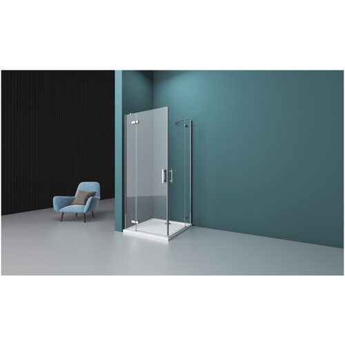 Душевой уголок 80х80 см BelBagno Kraft KRAFT-A-22-80-C-Cr пр