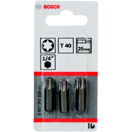 Бита Bosch (2607001625) TORX T40 25 мм (3 шт.)