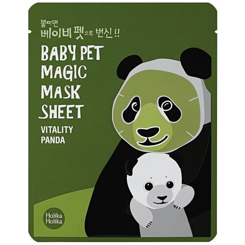 Holika Holika тканевая маска-мордочка Baby Pet Magic Панда п