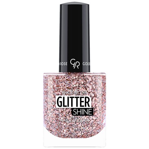 Golden Rose Лак для ногтей Extreme Glitter Shine Nail Lacquer, 10 мл,