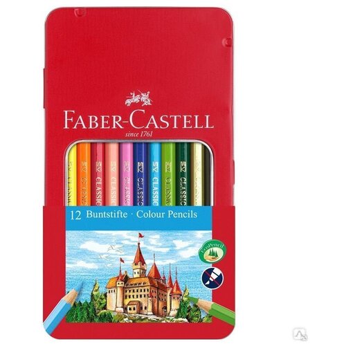 Цветные карандаши Faber Castell Карандаши цветные Faber-Cast