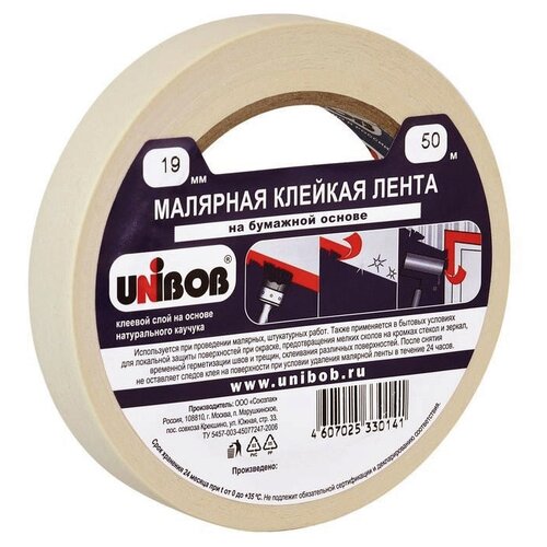 Лента UNIBOB 28134, 19 мм x 50 м,1