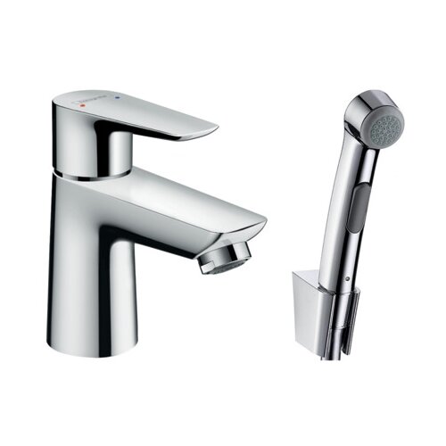 Смеситель с гигиеническим душем hansgrohe Talis E 71729000,  серебристый хром