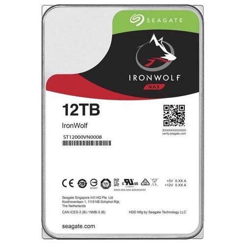 Жесткий диск Seagate IronWolf 12 ТБ