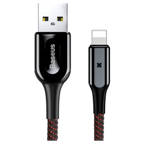 Кабель Baseus X-Type USB - Lightning (CALXD-A), 0.5 м, красн