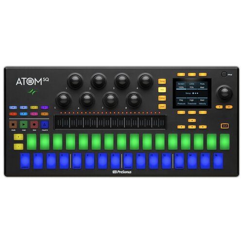 PreSonus Atom SQ USB-контролер, 32 PAD с посленажатием, 8 эн