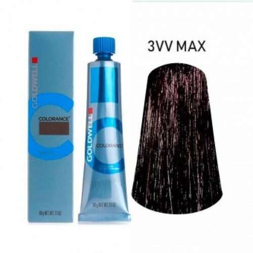 Goldwell Colorance тонирующая краска для волос, 3VV MAX чернослив, 60