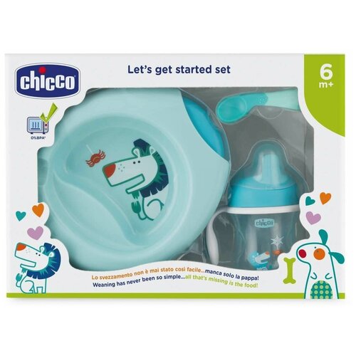  Комплект посуды Chicco 6 м+, 4 предмета,