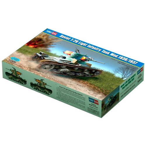 Сборные модели Сборная модель HobbyBoss Soviet T-26 Light Infantry Tank Mod.1936/1937 (83810)