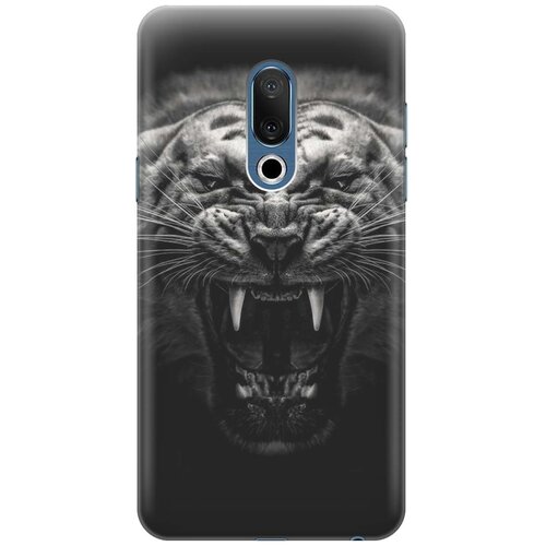 Cиликоновый чехол на Meizu 15 / Мейзу 15 с принтом Оскал ти