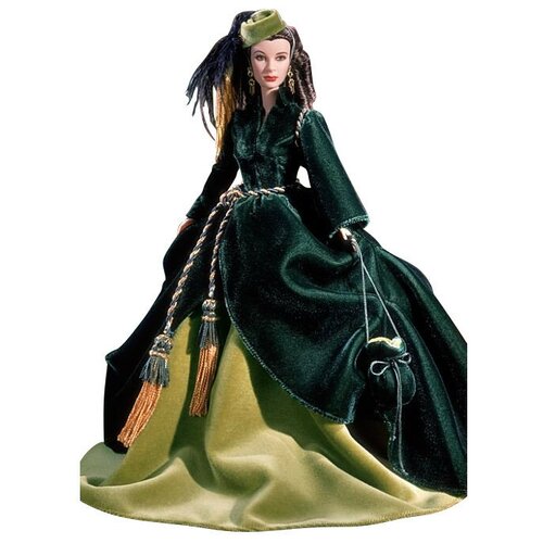 Кукла Barbie Унесенные ветром Изумрудное платье из гардин Скарлетт О'Хара в