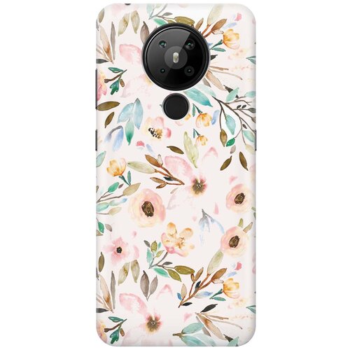 RE:PA Чехол - накладка ArtColor для Nokia 5.3 с принтом Роз