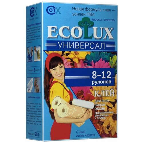  Клей для обоев Универсал 250 гр ECOLUX (Артикул: 4100016538)