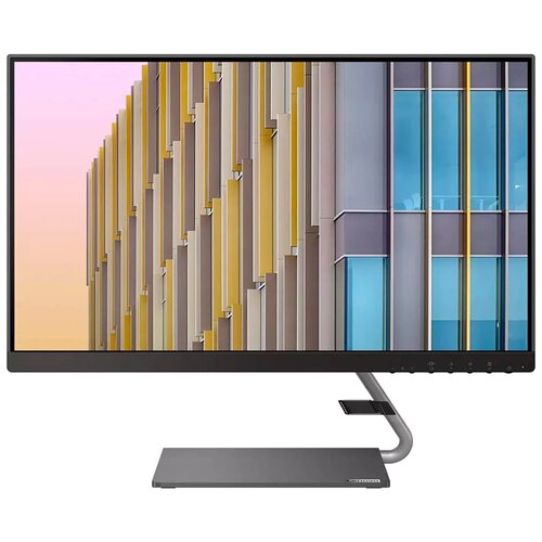 Монитор 23.8 Lenovo Q24h-10 dark grey (IPS,2560x1440,75Hz,4