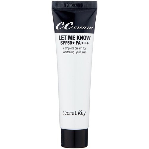 BB, CC и DD кремы  Беру Secret Key CC крем Let Me Know, SPF 50, 30 мл