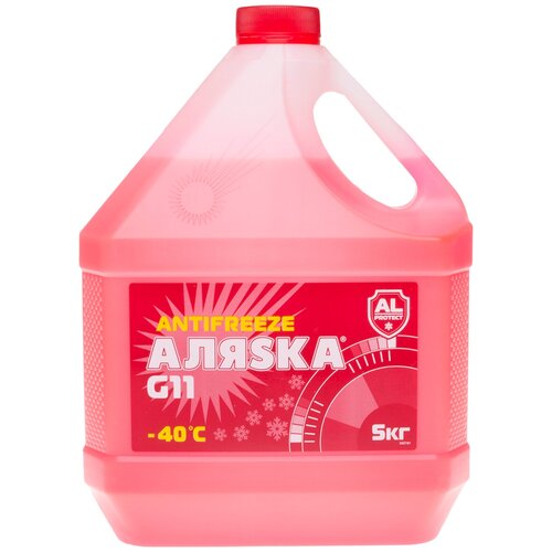 Антифриз Аляsка Antifreeze -40°C G11 Красный 5