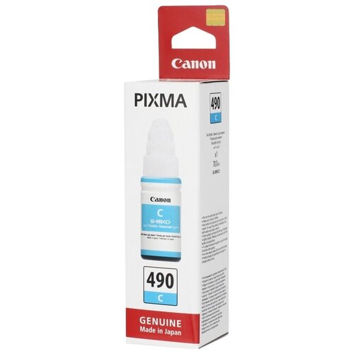 Чернила Canon GI-490C (0664c001), 3500 стр, голубой