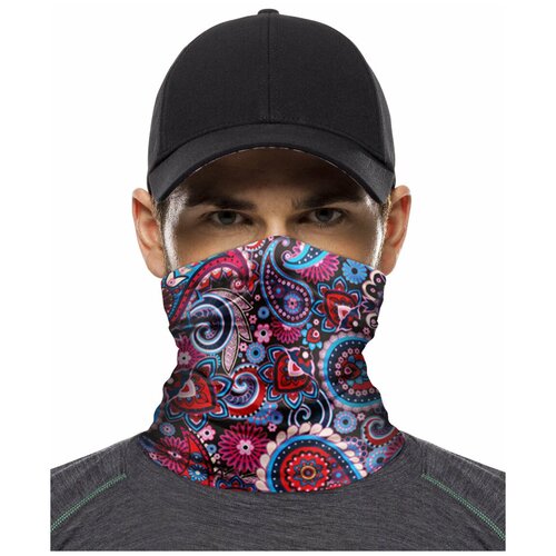 Бандана-труба Skully Tube s360 (paisley blue-pink)