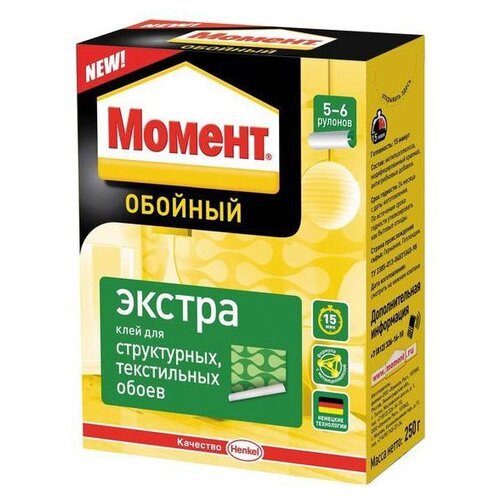 Клей для обоев Клей Момент Экстра, обойный, 500 г