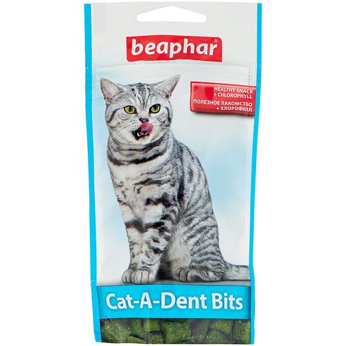 Лакомство для кошек Beaphar Cat-A-Dent Bits, 35 г