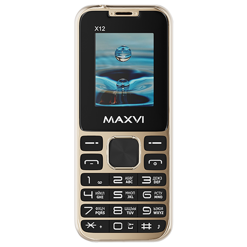 Мобильные телефоны  Яндекс Маркет Мобильный телефон MAXVI X12 ROSE GOLD (2 SIM)