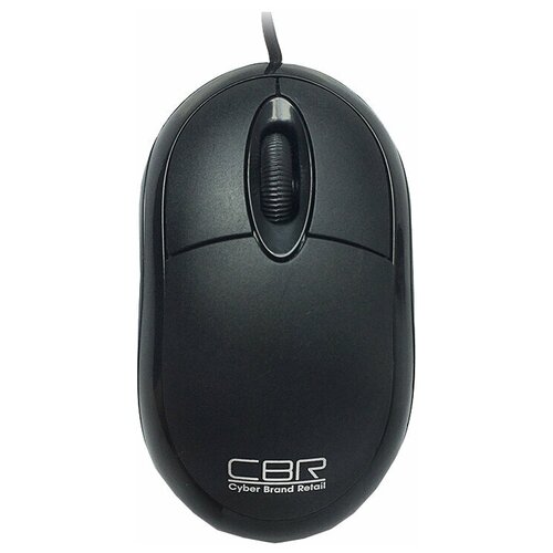 Cbr CM 102 Black USB, Мышь 1200dpi, офисн.