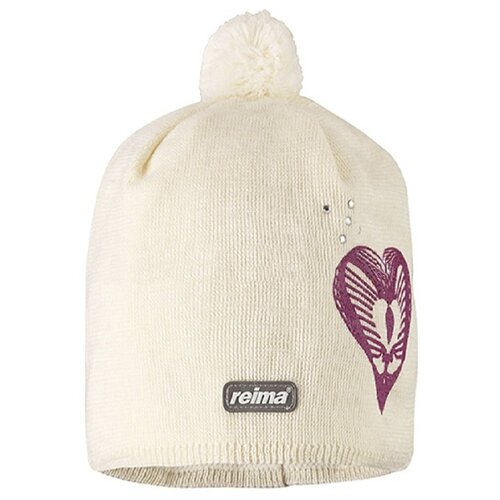 Шапка для девочек Reima,528160-008 Mythic white, размер 52