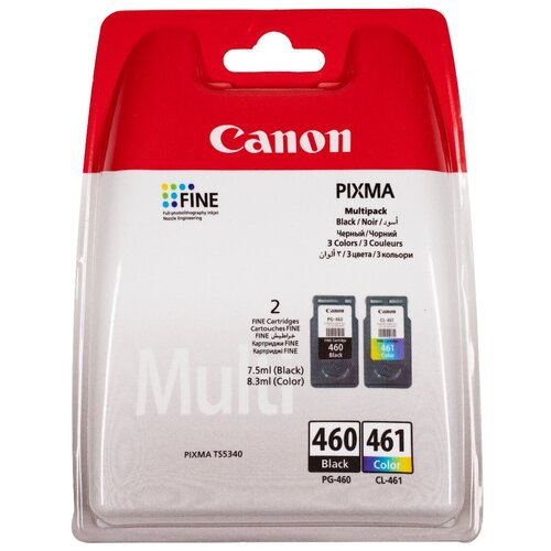 Комплект картриджей Canon PG-460/CL-461 (3711C004), 180 стр,