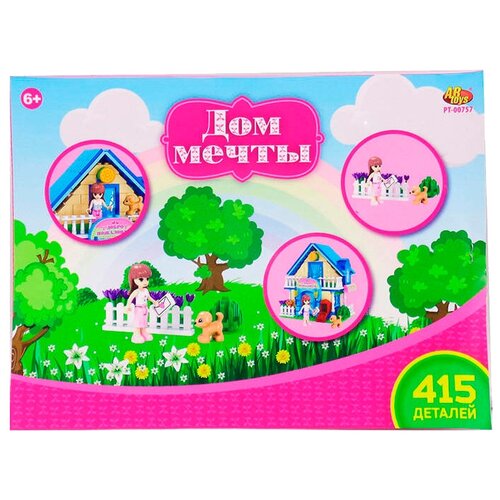 Конструктор ABtoys Кид Блок PT-00757 Дом мечты, 415