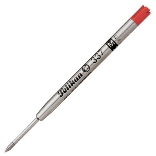 Стержень шариковый Pelikan 337 M (915389) M красные чернила
