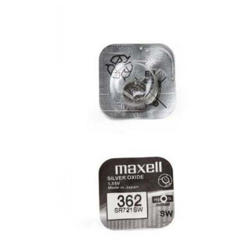 Батарейки Maxell 362 SR58 SR721SW BL1