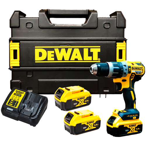 Аккумуляторная ударная дрель-шуруповерт DeWalt DCD796P3