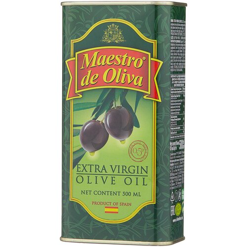 Масло растительное  Яндекс Маркет Масло оливковое MAESTRO DE OLIVA Extra Virgin, 1л