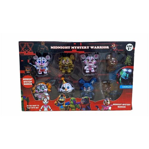 Игровой набор Аниматроники Midnight Mystery Warrior (8 фигур