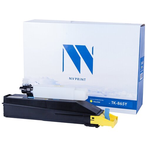 Картридж NV Print TK-865 Yellow для Kyocera, 12000 стр,