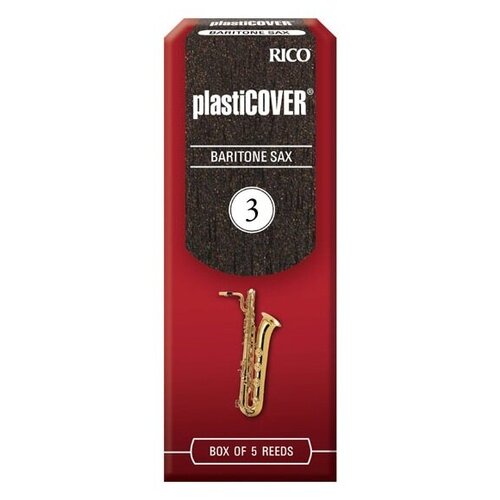 Rico RRP05BSX300 трости для баритон-саксофона, Plasticover (3), 5 шт. В