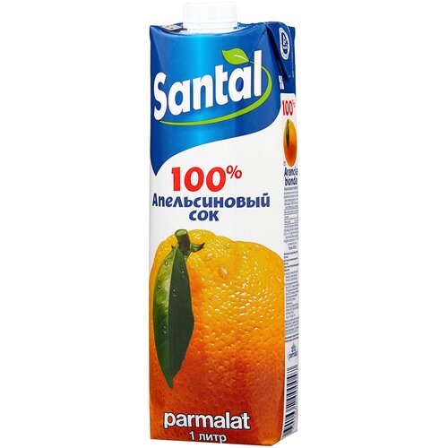 Соки и нектары  Яндекс Маркет Сок Santal Апельсин, без сахара, 1 л