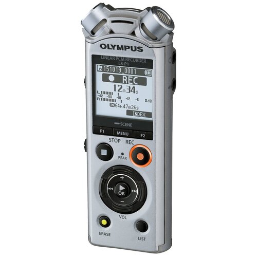 Диктофоны  Яндекс Маркет Портативный рекордер Olympus LS-P1 серебристый
