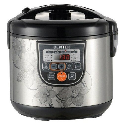 Мультиварка CENTEK CT-1498 Ceramic 5 л серо-черный