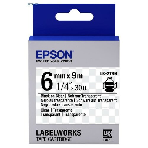 Лента термотрансферная Epson LK-2TBN (C53S652004)