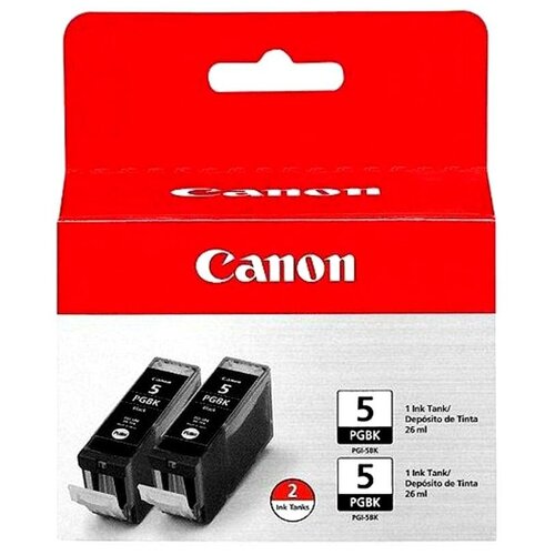 Картридж Canon PGI-5BK Twin Pack (0628B030), 360 стр,