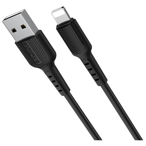 Кабель Borofone USB - Lightning (BX16), 1 м, 1 шт.,