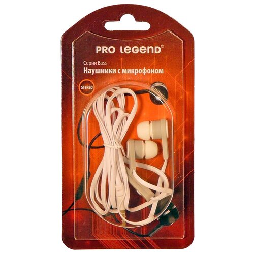 Наушники PRO LEGEND PL5021, mini jack 3.5 mm,