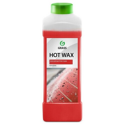 полироль авто Hot Wax Grass после мойки горячий воск 1л.