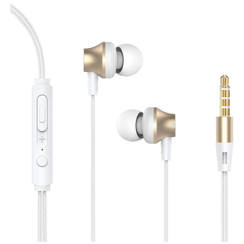 Наушники Devia Metal In-ear Wired Earphone, mini jack 3.5 mm,