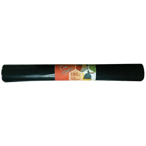   Беру Мешки для мусора EcoClean 3408 180 л, 10 шт., черный
