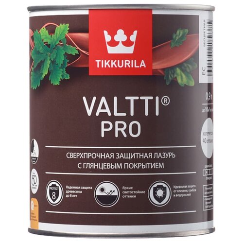 Tikkurila антисептик Valtti Pro, 0.9 кг, 0.9 л,