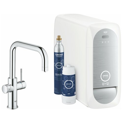 Смеситель для кухонной мойки Grohe Blue Home 31456000 с функ